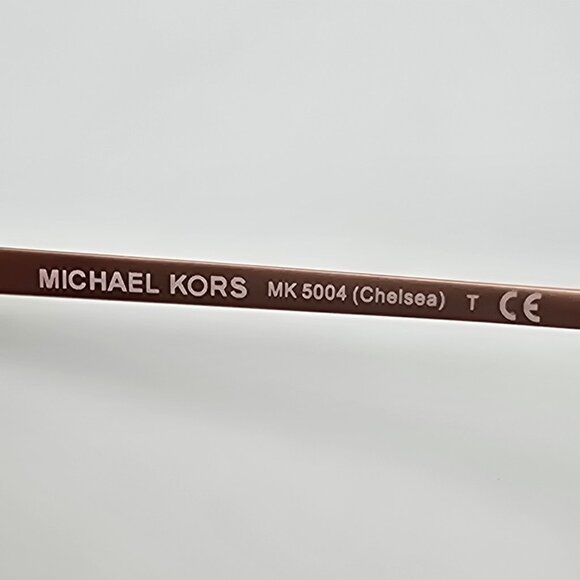 Michael Kors MK5004 Chelsea Gold Taupe Frame Rose Gold Lens Aviator Sunglasses - Picture 8 of 13